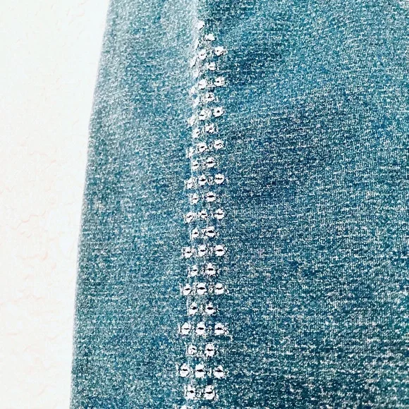 Free People Movement Good Karma High Rise Crop Leggings (Bluegrass) - Picture 3 of 6